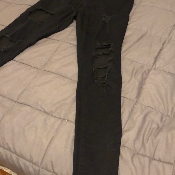 Ripped high rise skinny jeans - Picture 3 of 3